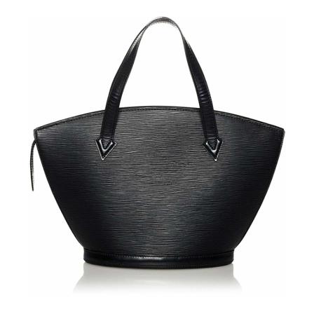 Louis Vuitton Vintage, Pre-owned Handbag Zwart, Dames, Maat:ONE Size,leather