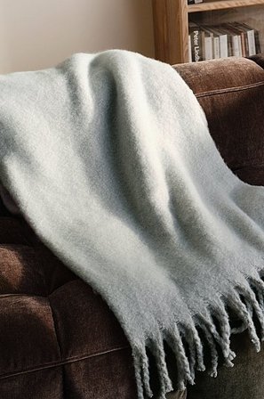 Jotex - Huopa 130x170 Cm Vaaleansininen Vaaleansininen - SARA - Osta Torkkupeitot & viltit Jotex