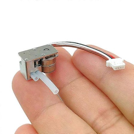 Mini Lille 8 mm Præcisionsgear Stepmotor Peristaltisk Pumpe Doseringspumpe Fuld Metalgearkasse Selvansugende Væskepumpe Flowkontrol_Billige gaver