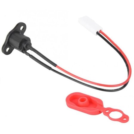 Laderport + Deksel for Xiaomi M365 / Pro - Reservedel