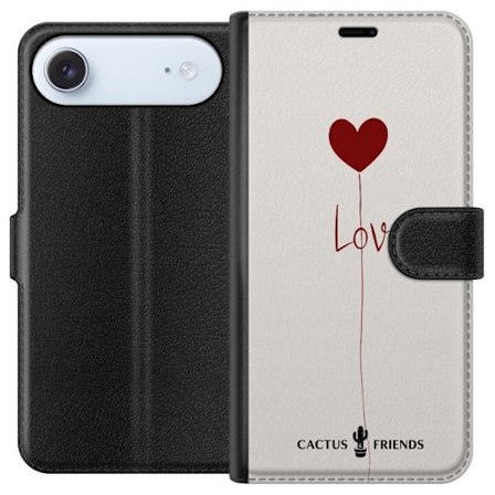 Kompatibelt Lommeboketui til Apple Apple iPhone 17 Air Cactus and Friends - Love Balloon Minimal