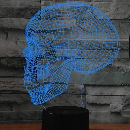 3D-kallo yövalo pöytälamppu optisten illuusioiden lamput 7 väriä vaihtuvat valot LED-pöytälamppu joulu kotiin rakkaus syntymäpäivä lapset lasten 