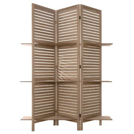 Tiam-taitto-sermi, 3 hyllyä, luonnonvärinen