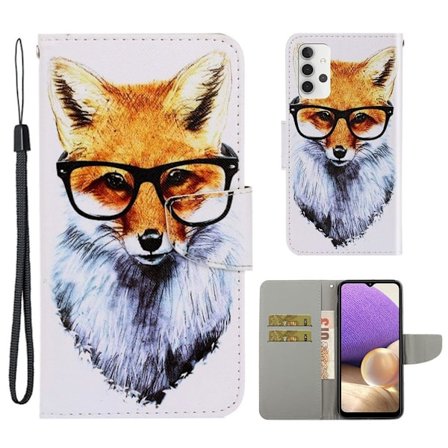 Wonderland Samsung Galaxy A32 Läppäkotelo - Koira