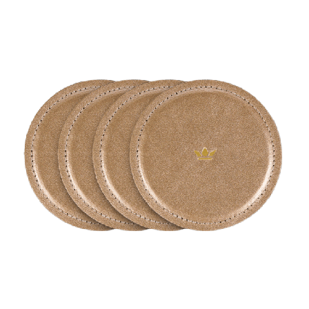 Dutchdeluxes Glasunderlägg 4pack 10ø Serveringstillbehör Unisex Guld M