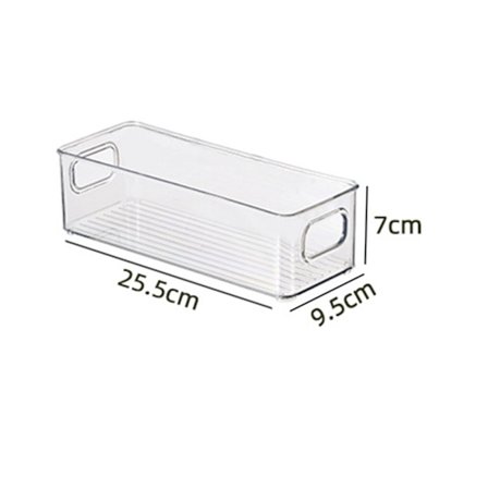 Plast Pantry Organisation Stapelbar Kylskåp Organizer Köksorganisation