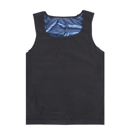 Män Mænd Sved Vest Shapewear Fitness Sauna Træning Hurtigtørrende Shapewear Vest L/XL