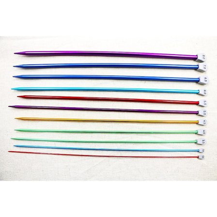 Färgglatt stickat långt tröjgarnsvävning Diy handstickningsverktyg -