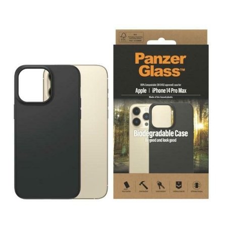 PanzerGlass Biohajoava kotelo iPhone 14 Pro Maxille - musta