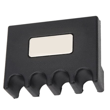 Biljardköhållare Stick Rest 4 Hål Gummi Anti Slip Kompakt Bärbar Köhållare för Biljard Sports Inomhus