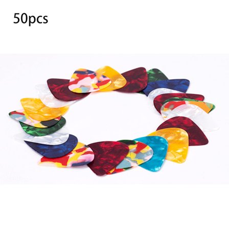 50 st 3 tjocklek gitarrspel Gitarrspeltrum Elektriska släta set