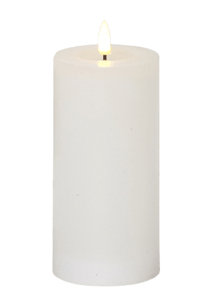 Star trading FlammeFlow LED Blockljus 15 cm Dekoration Vit 17,5