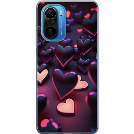 Kompatibelt Mobildeksel til Xiaomi Xiaomi Poco F3 Midnattshjerter