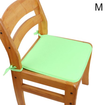 Halkfri fyrkantig sittdyna Yttre skalfyllning Mjuk Matstolsdyna med knytband Hushåll