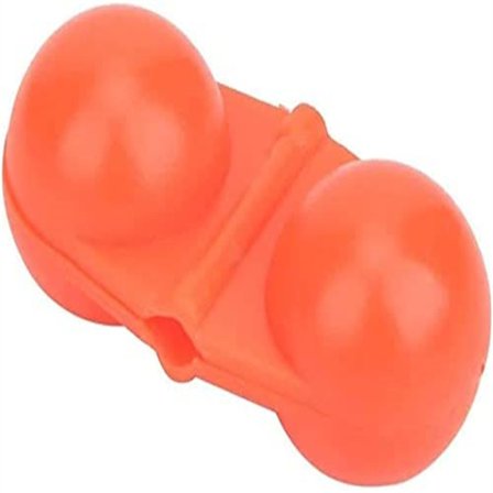 10 stk Fiske Dobbel Rasle, Bærbar ABS Dobbel Rasle Hav, ZQKLA