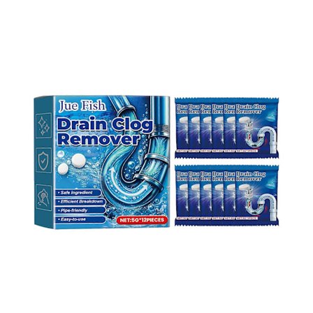 Brusetabletter for rørrensing