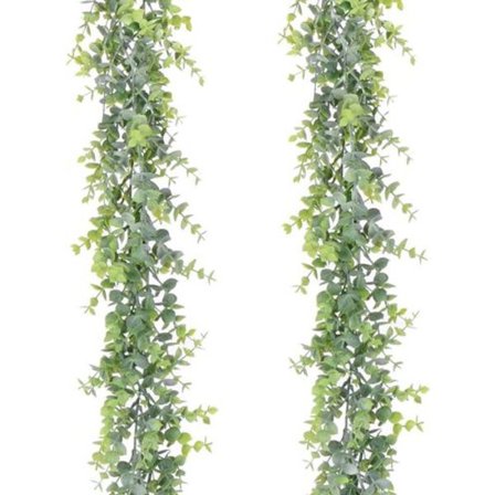 Kunstig eukalyptuskrans Kunstig eukalyptusgrøn krans