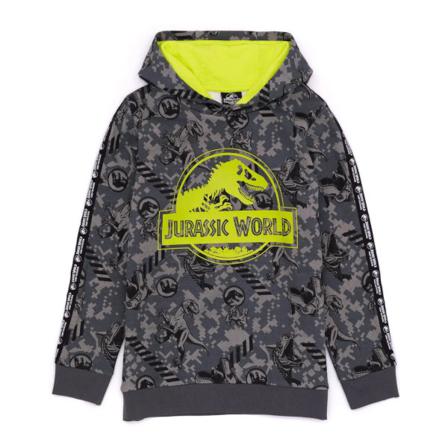 Jurassic World Hoodie / Luvtröja Grå, 146/152