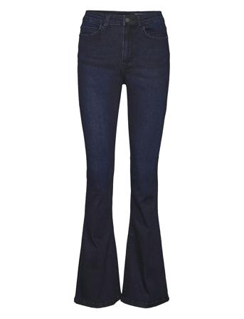 Nmsallie Hw Flare Jean Vi241Db Fwd Noos Bottoms Jeans Flares Blue NOISY MAY