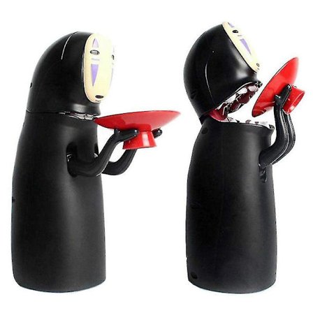 No Face Man Spise Penge Pengeboks Kaonashi Sparegris Legetøj Gave - Japansk Version