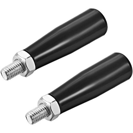 Klemmehåndtak Skrueknapper Håndtak, M8 x 47mm (DXL) Gjenget Plast Metall Roterende Håndtakgrep 2stkBY