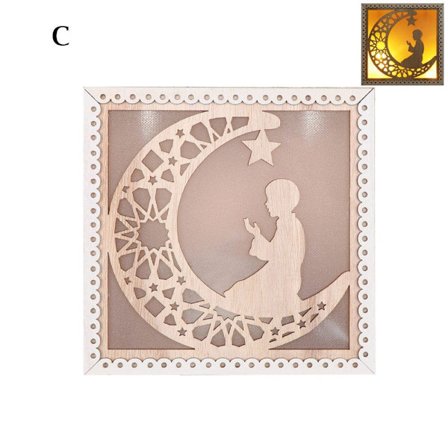 LED-lampor Eid Mubarak C C