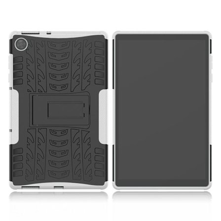 Lenovo Tab M10 HD Gen 2 hybridfodral med coola däck - Vit