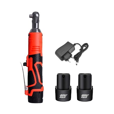 18v Sladdlös Elektrisk Skruvdragare Spärrnyckel Set Vinkelborr Skruvmejsel Bilreparationsverktyg Eu-kontakt-WELLNGS