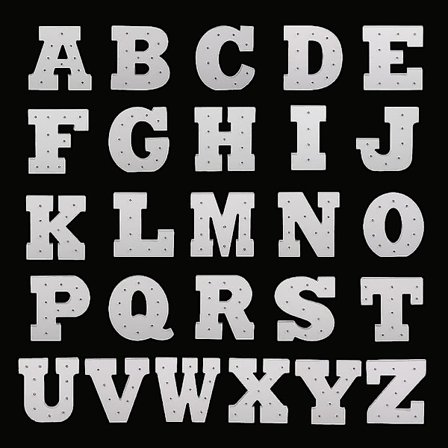 Tre Alphabet LED Nattlys Festlampe Vegg Henger