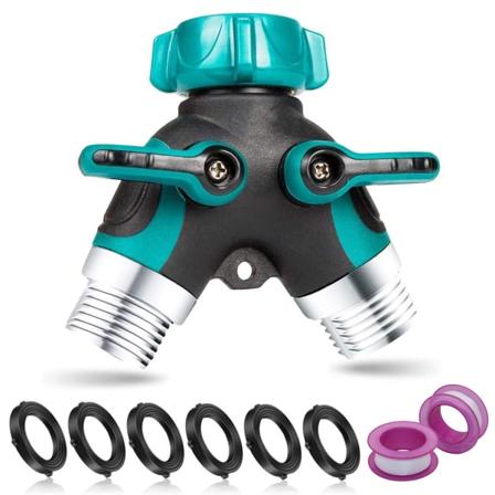 Amerikansk standard havehaneventilafbryder Y-type dobbeltvejs en-ind og to-ud omledningsstik produktstørrelse 9,5*6*9cm