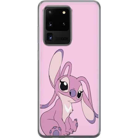Samsung Galaxy S20 Ultra Gennemsigtig cover Stitch lyserød