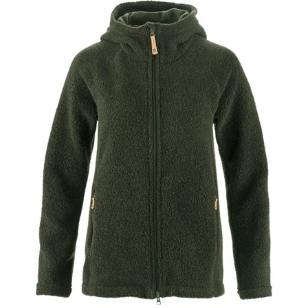 Fjällräven Women's Kaitum Fleece in Deep Forest | Size: XS, Wool