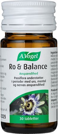 A.Vogel Ro og Balance 30 tabl, Helse & Madvarer, Ingredienser, Urter