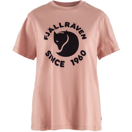 Fjällräven Women's Relaxed T-Shirt Top in Chalk Rose | Size: XS, Organic Cotton