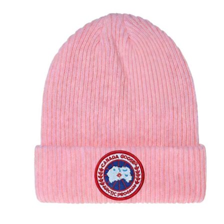 Fashion Broderet Hue Mænd og Kvinder Alsidig Varm Efterår og Vinter Trendy Hue - Pink