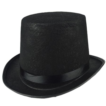 Vintage Tryllekunstner Høj Hat Multifunktionel Behagelig Hat til Makeup Dansfester