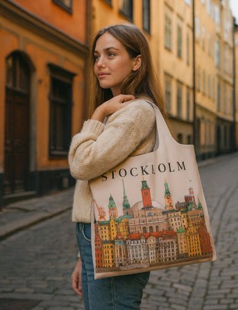 Martin Schwartz Stockholm Totebag - Multi/patterned - 46X46CM