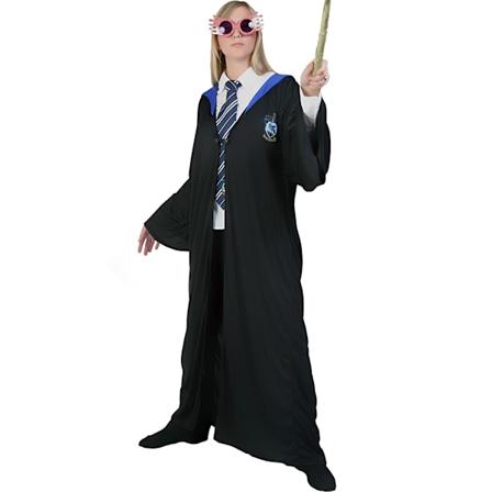 Harry Potter Uniform Kåpe M-XXL for Halloween Cosplay Mann Kvinne Fire Hus Halloween M Ravenclaw\girl