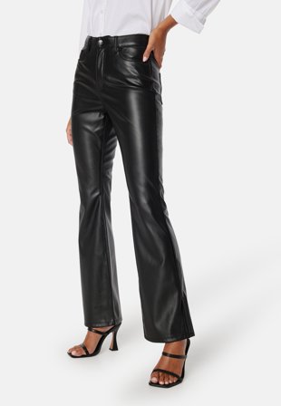 VERO MODA Selma High Rise Flared Pants Black Klær