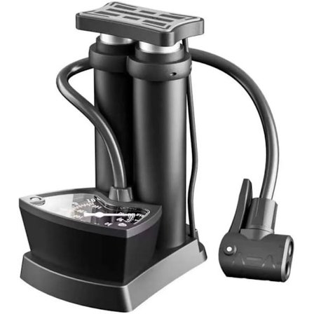 Kaksipuolinen Polkupyörän Pumppu Lattiapumppu Kannettava Polkupyörän Jalkapumppu Mini-ilmapumppu Jalkakäyttöinen Lattiapumppu Sopii Kaikille Pyörille