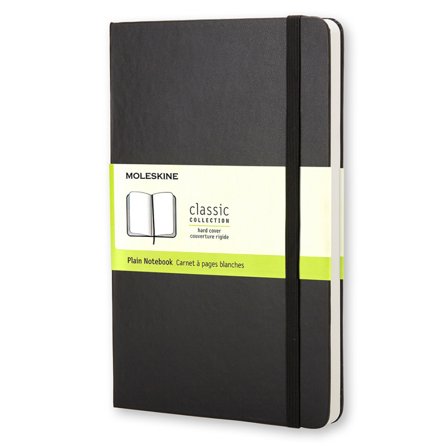 Moleskine Classic Hard Cover Notebook Pocket Black Dotted