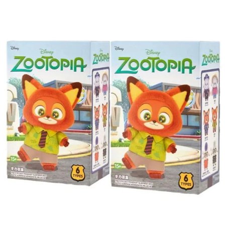 Disney Zootopia Plysjfigurer Anime Periferiutstyr Dekorativ Utstilling Barnegaver Blindboks Dukke Håndlaget Dukke Anheng Gave En Tilfeldig 2 stk