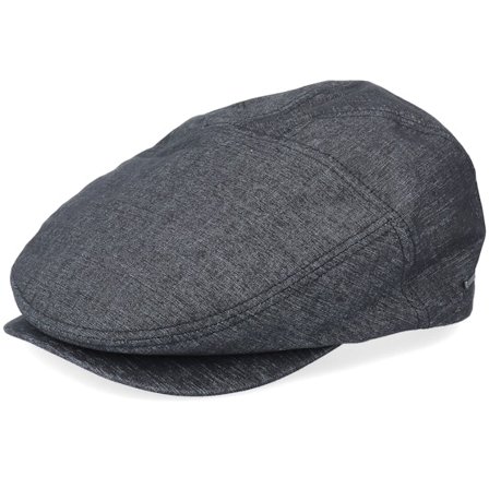 Bailey - Gris flatcap Gorra - Keter Charcoal Snap Cap @ Hatstore