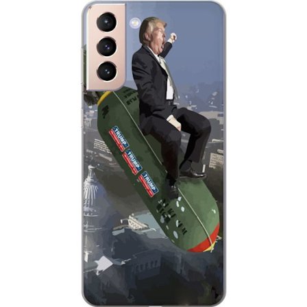 Kompatibelt Mobilskal till Samsung Galaxy S21 Trump på bomb