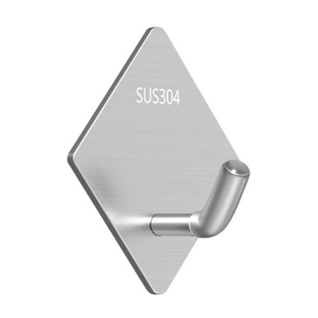 Set med 5 självhäftande krokar som inte kräver borrning, platsbesparande klädhängare, stilrena självhäftande krokar, självhäftande hängare