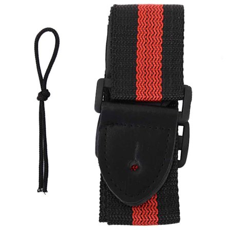 Høj kvalitet justerbar holdbar nylon materiale universel stribet guitar skulderrem
