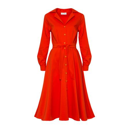 Kasia Miciak design Sukienki, kobieta, Pomarańczowy