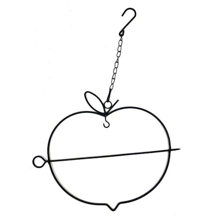 Lintujen ruokinta omenavartaalla