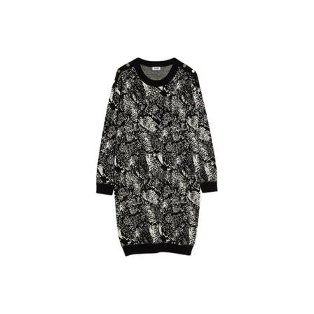 Liu Jo Knitted Kjole Sort, Dame