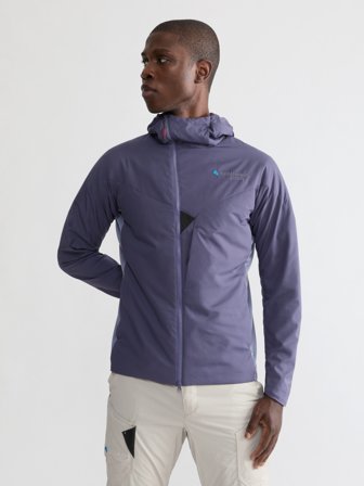 Klättermusen Gondul Hood Jacket Men's's - Purple Stone - Men's - M